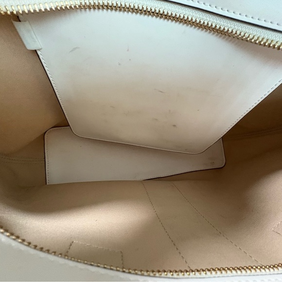 Tory Burch Patterned Beige and Cream Tote - Picture 3 of 5